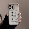 ins electroplated dog iPhone 15 Pro Max Apple phone case 14 acrylic 16 compatible 13 simple lines