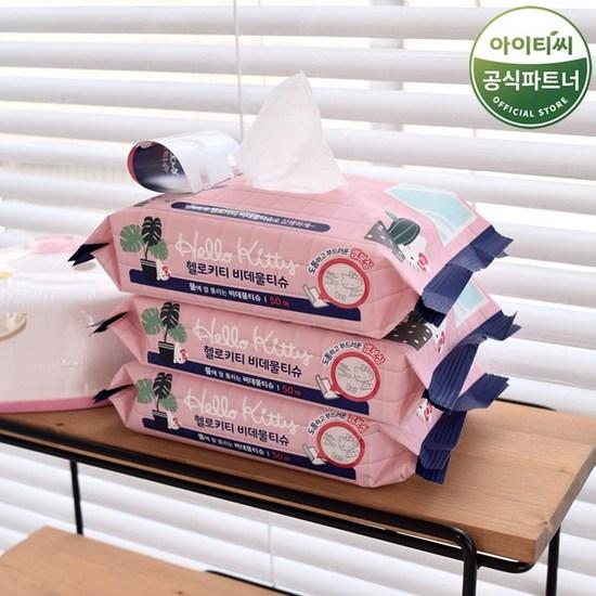Hello Kitty Bidet Wipes Refill, a Popular Character In Korea