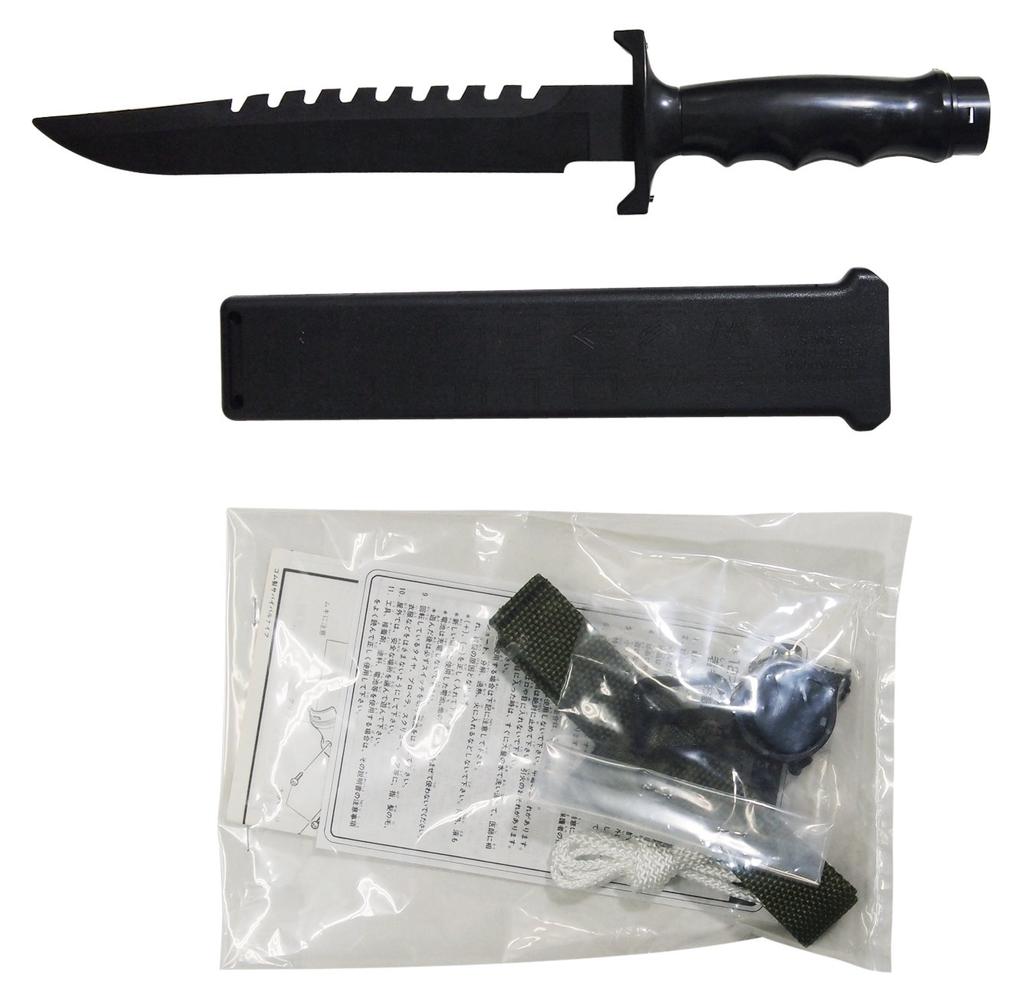 Пластиковая модель ножа для выживания Micro Ace Combat Series, масштаб 1/1, резиновое лезвие № 9