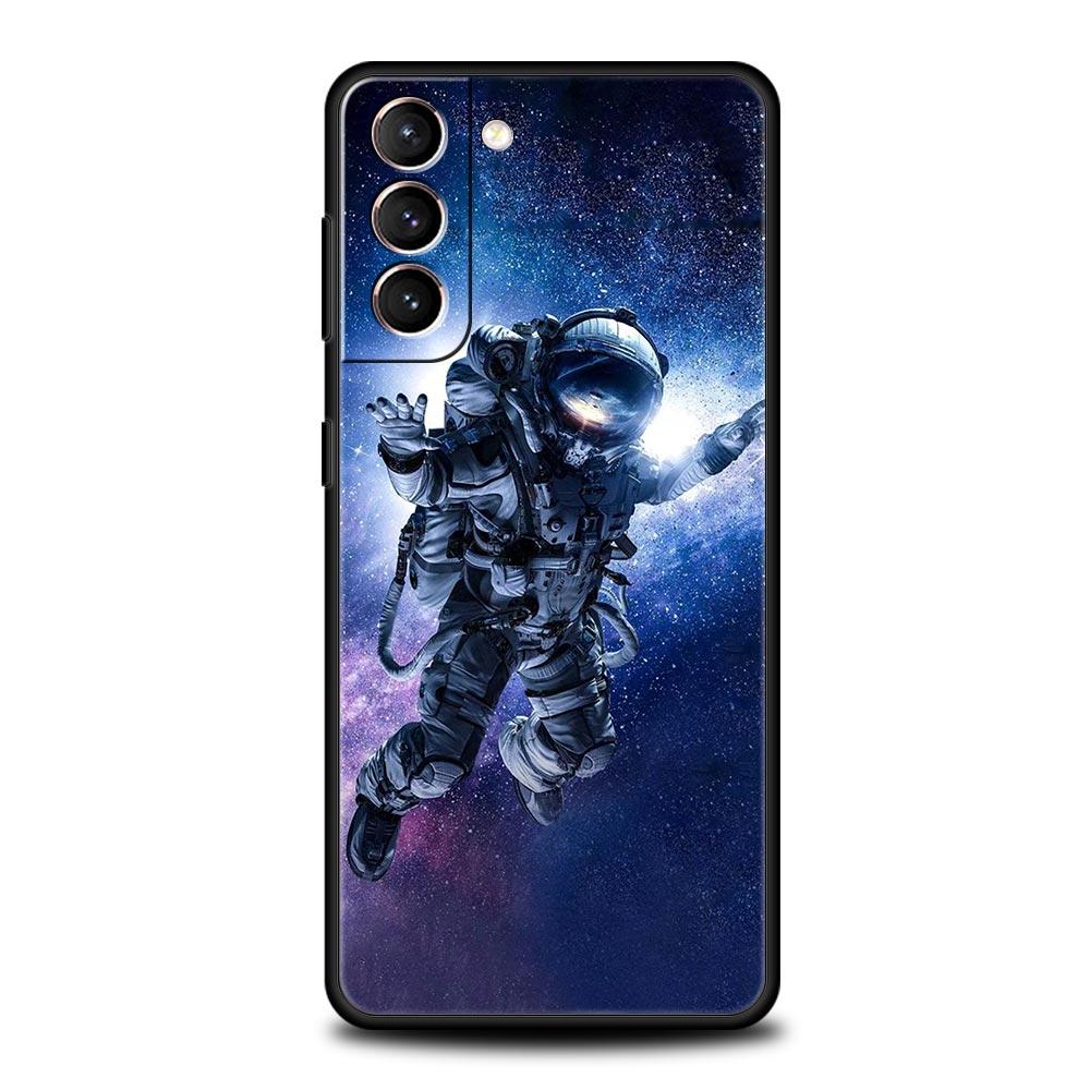 Милый чехол для телефона с изображением астронавта и луны для Samsung Galaxy S23 S22 S21 S20 FE Ultra 5G S10 S10E S9 S8 Plus 10 20 силиконовый чехол-бампер