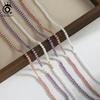 ORSA JEWELS Элегантное ожерелье-чокер из стерлингового серебра 925 пробы с круглыми жемчужными бусинами из ракушек для женщин, винтажная шейная цепочка, повседневное украшение PSN09