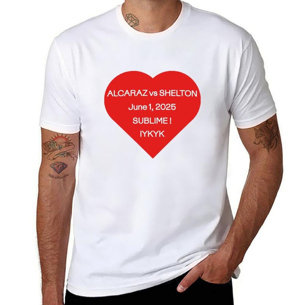 Alcaraz Vs Shelton June 1 2025 Sublime Iykyk Tshirt Kawaii Clothes Anime Clothes Plus Sizes Slim Fit T Shirts For Unisex