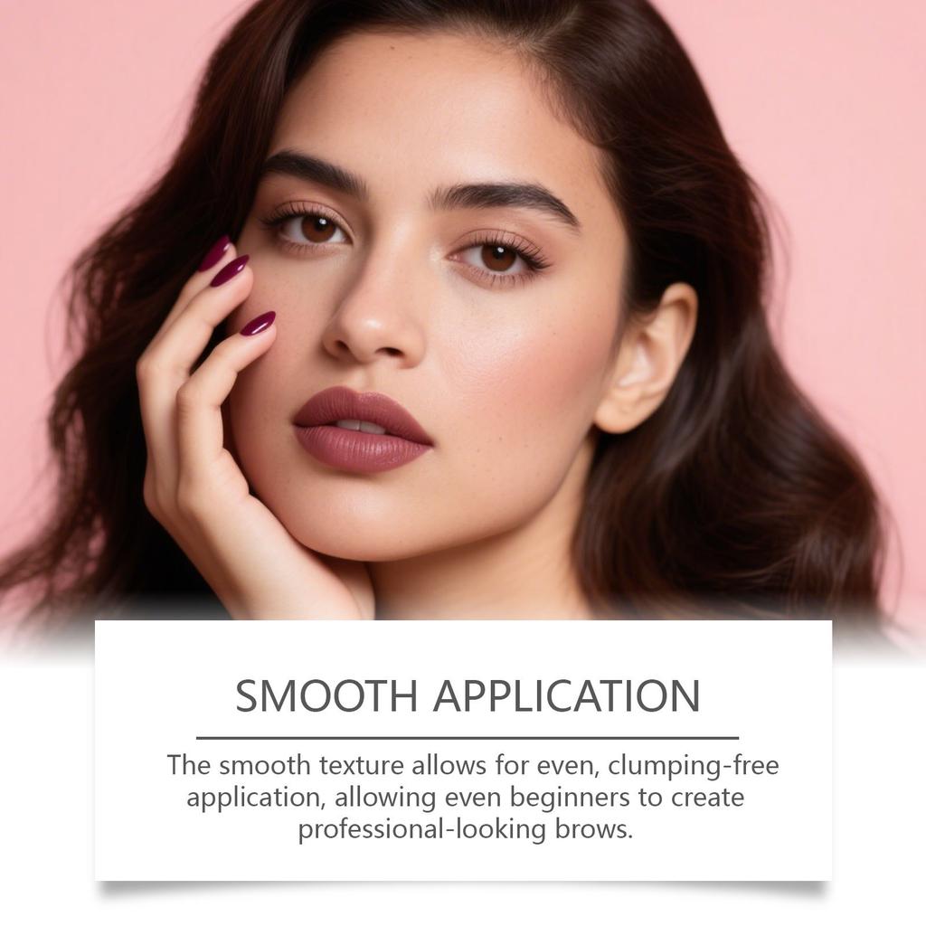 Zephoco Eyebrow Liquid, Waterproof Smudge-Proof Long Lasting, Smooth Easy Application, Natural Defined Brows, Hydrating Brow Gel, Brown/Gray/Black