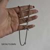 Hollowed Vortex Necklace Gothic Metal Chain Jewelry New Spiral Pendant Necklace  Gifts