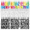 3-inch Letter Sticker DIY English Decorative Mailbox Car Pull Flag Waterproof Creative Digital Letter Sticker