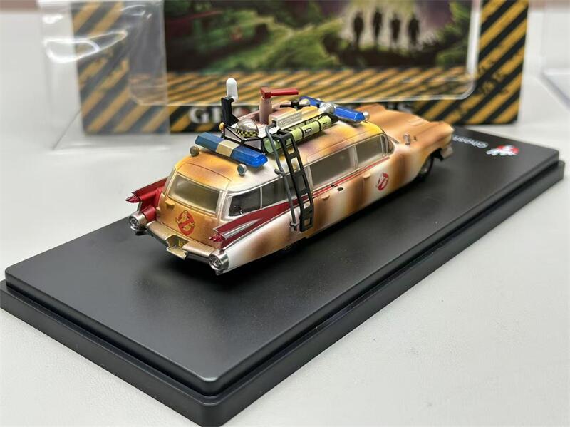 Ys 1:64 Miller-Meteor 1959 Ecto-1 Охотники за привидениями Грязная версия Металлическая модель автомобиля
