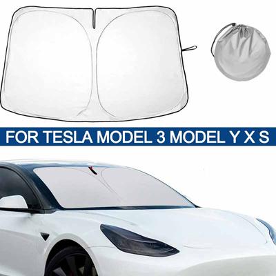 Солнцезащитный козырек на лобовое стекло автомобиля для Tesla Model 3 YXS, складной козырек на переднее стекло, теплозащитный козырек, автомобильные аксессуары