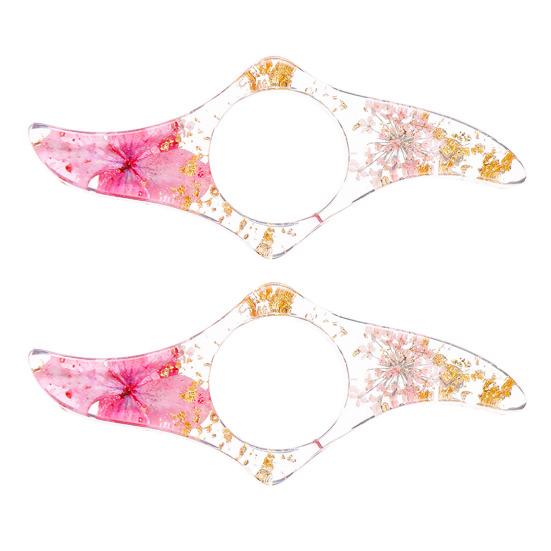 1 шт/2 шт держатель для страниц книги сухоцвет смоляное кольцо для большого пальца держатель для страниц закладка-цветок аксессуары для чтения для любителей книг