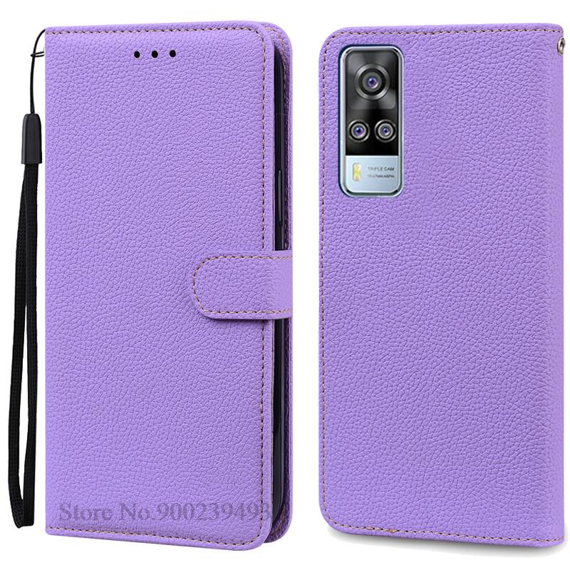 Для Vivo Y31 2021 Чехол V2036 Чехол-книжка с кошельком Для Vivo Y51 Y51A V2030 Y 51 31 Чехол VivoY31 Для Vivo Y33 Y53S 4G Мягкая обложка Funda