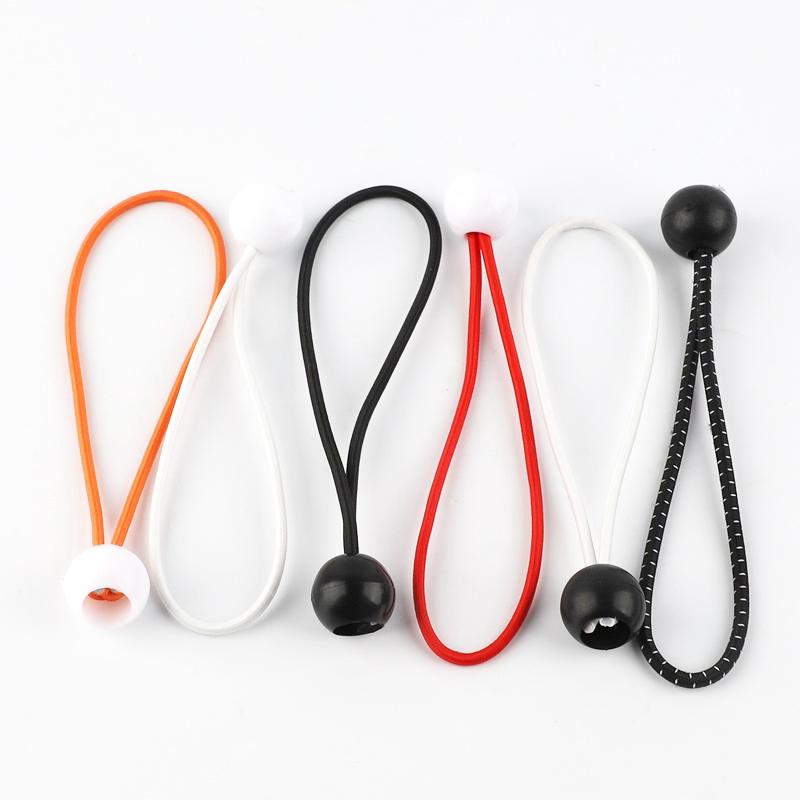 2~60Pcs Black-White Dot Bungee Cord Sun Shade Net Installation Accessories Outdoor Tent Canopy Tarp Elastic Oxford Rope Ties