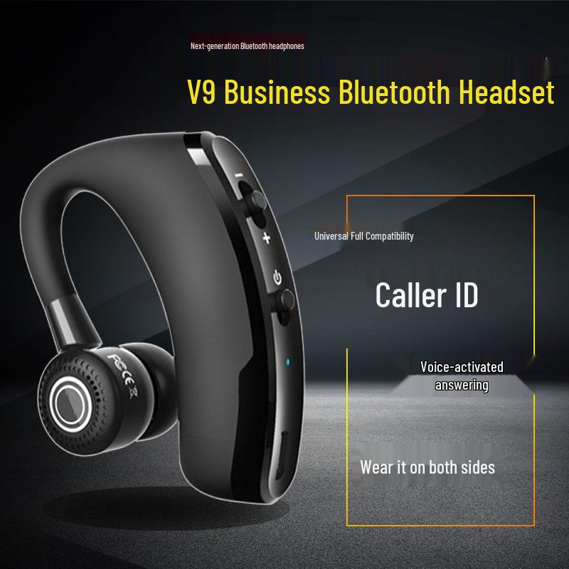 Мини-беспроводные Bluetooth 4.0 спортивные наушники V9 с ультрадолгим временем ожидания