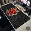 Игровой коврик для мыши Esports Универсальный для настольного и портативного компьютера Аниме Девушка ОНИ Черный Офисный Резиновый Противоскользящий Коврик