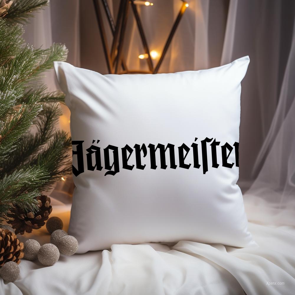 Модная наволочка J-Jagermeister Премиум Комфорт Двусторонняя Наволочка - Дизайн Два в Одном для Любой Комнаты и Салона Автомобиля