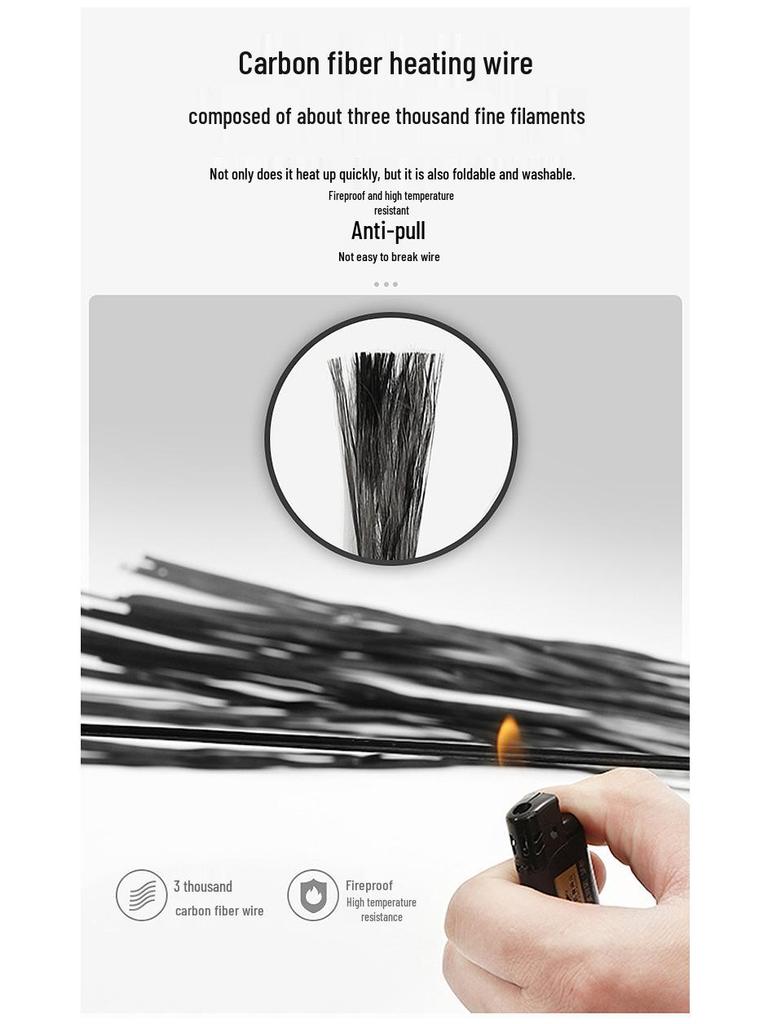 Мужской жилет с подогревом USB с двойным управлением - 11 зон, 3 температурных режима для зимы