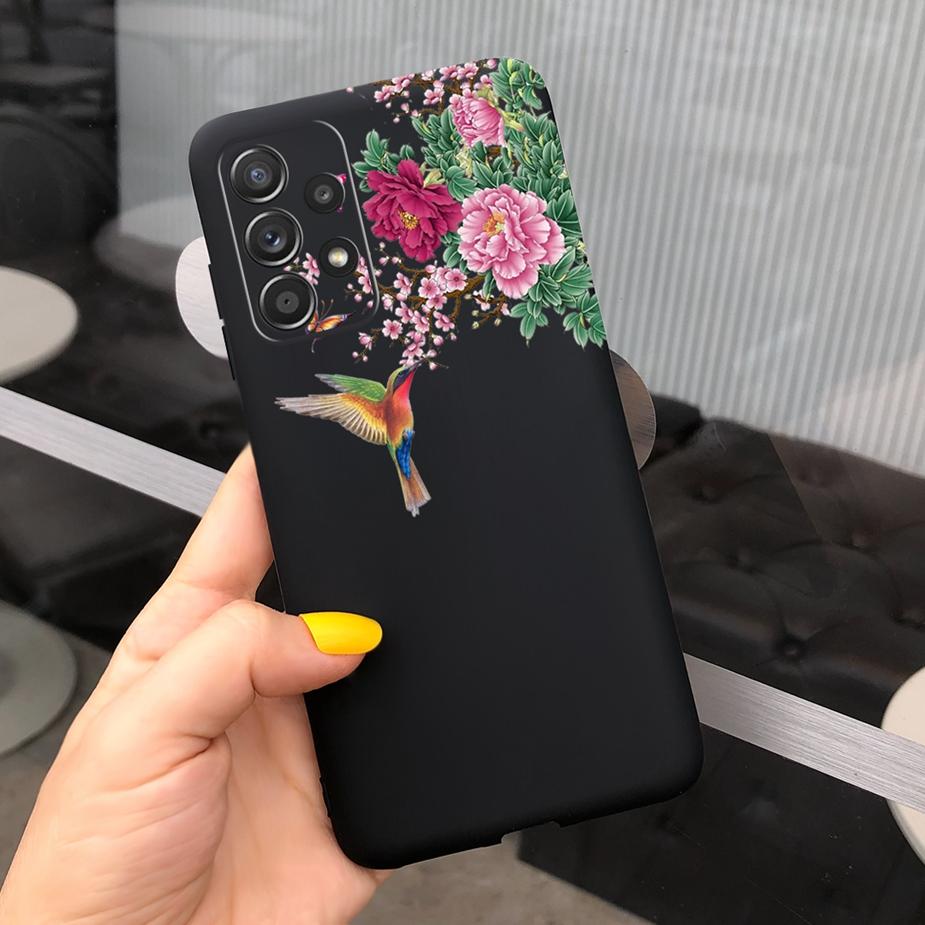 Чехол для Samsung Galaxy A23 SM-A235F Красивые Девушки Цветы Мягкий Силиконовый Чехол Для Samsung A23 A 23 Задняя Крышка GalaxyA23 Fundas
