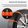 Car Tire Chains Winter Snow Anti-Skid Tyre Cable Ties Auto Outdoor Snow Tire Tyre Anti Skid Chain Emergency Accessories