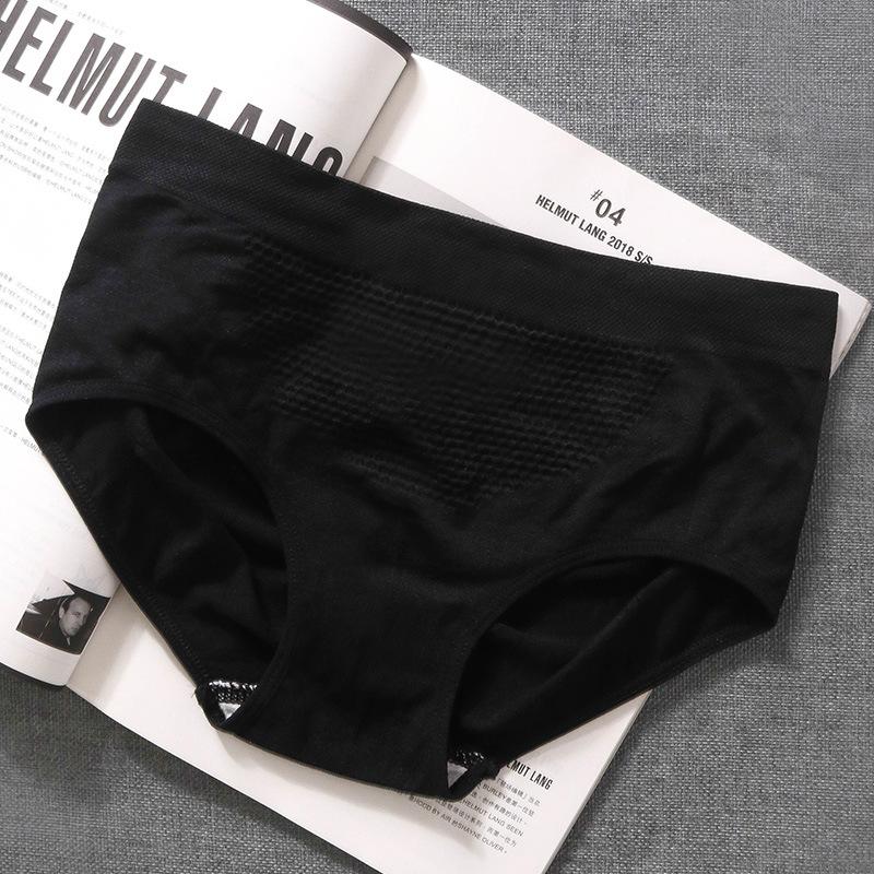 4 шт./компл., 3D сотовые трусики для подтяжки живота, подтягивающие ягодицы, женские бесшовные хлопковые трусы с промежностью, одноцветные трусы со средней талией