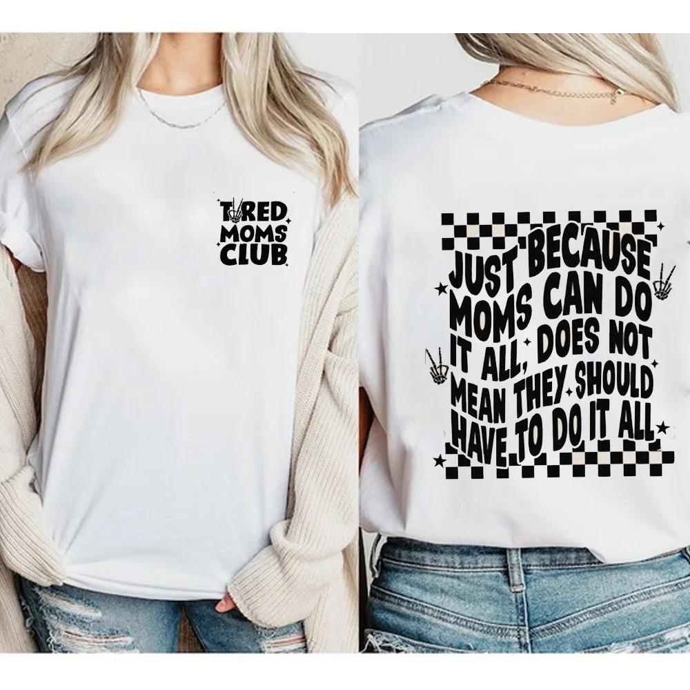Retro Tired Moms Club Tee, Mom Life Sarcastic Tee, Funny Mother's Day Gift