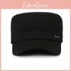 Letters Men Classic Warm Flat Cap Winter Ear Protection Thickened Travel Outdoor