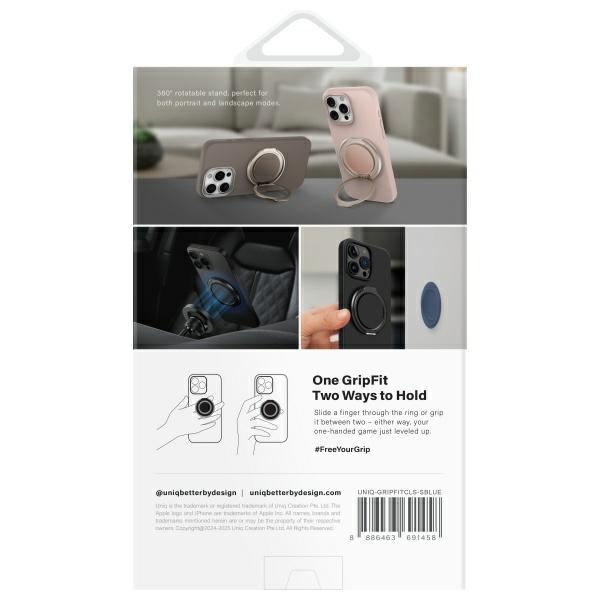 UNIQ Gripfit 360 Magnetic Mount&Kickstand Magnetic Holder blue/sapphire blue