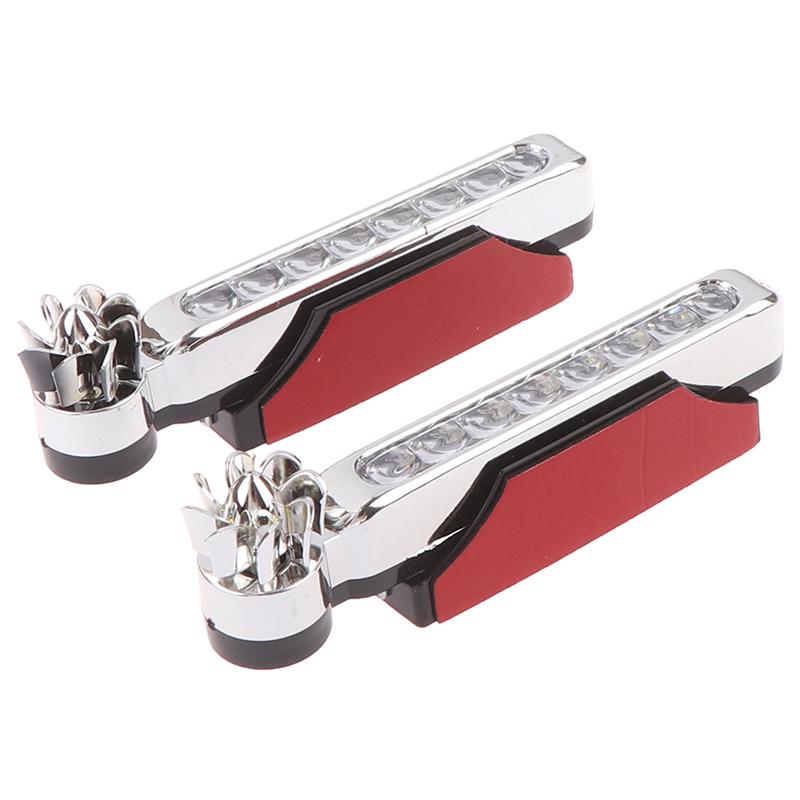 1 шт. 8 светодиодных автомобильных дневных ходовых огней Drl с питанием от ветра, противотуманные предупредительные автомобильные фары