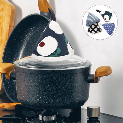Сковороды Треугольная ручка кастрюли Кухонный гаджет Защита от ожогов Прихватка-рукавица с рукавом Захваты