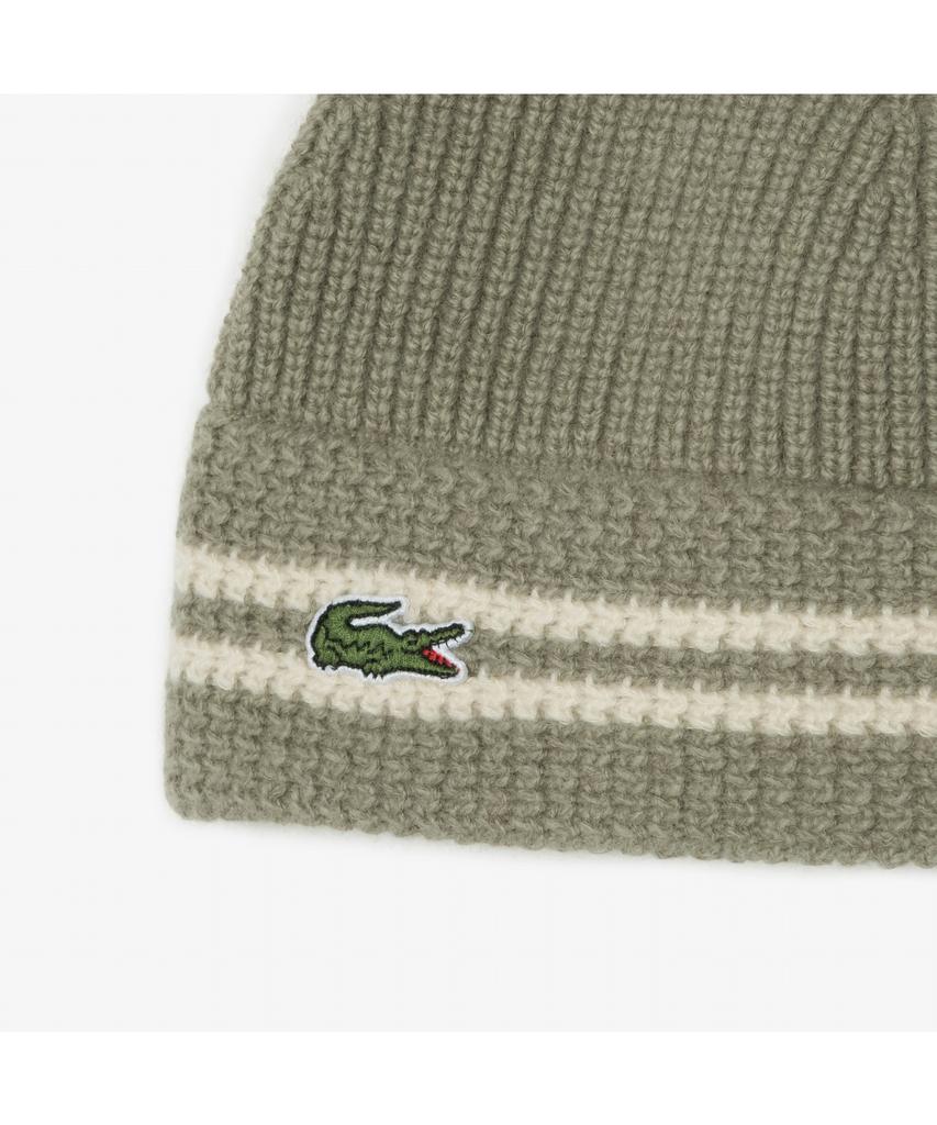 LACOSTE Унисекс Круглая Шерстяная Вязаная Шапка Rb446E-55N E9F