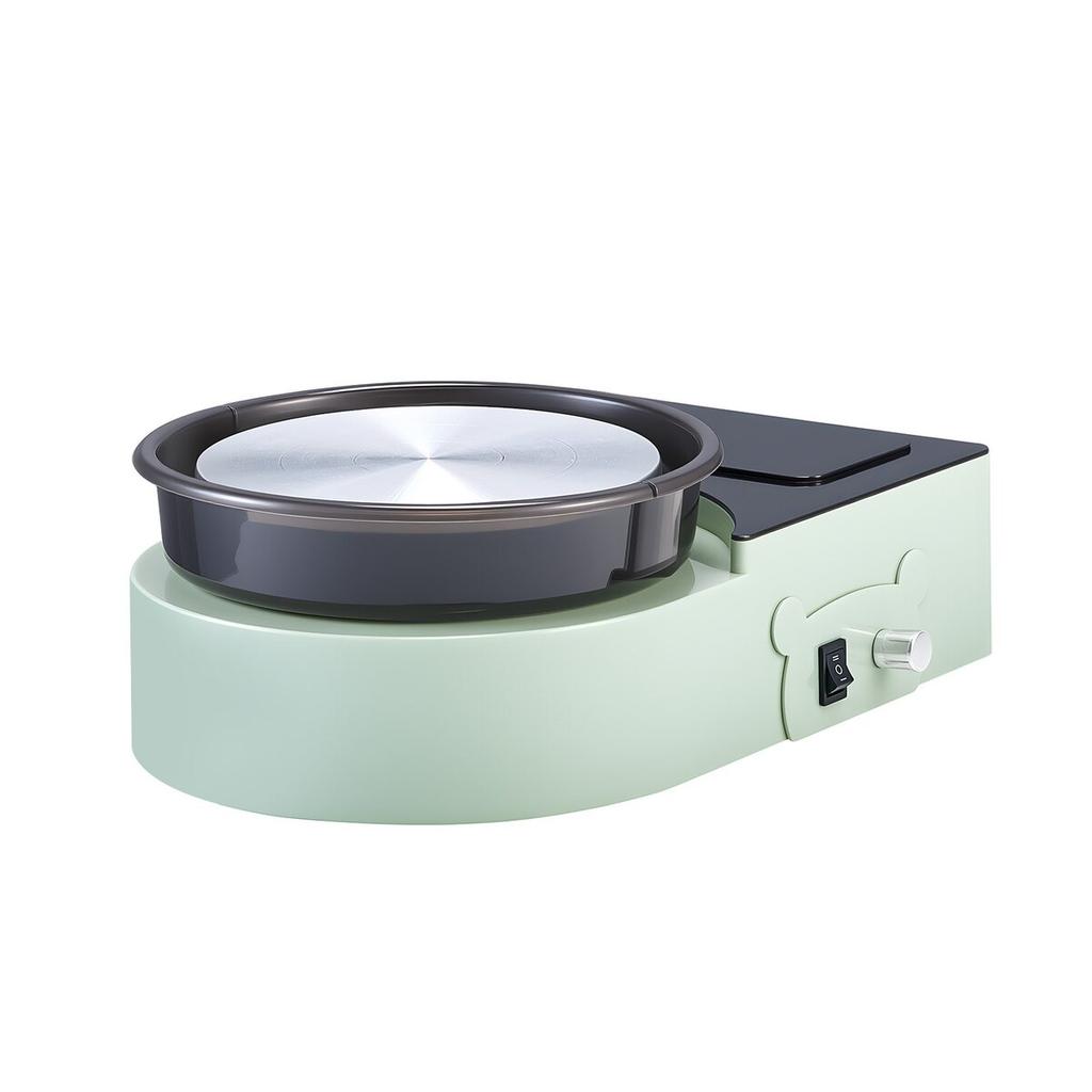 Mini Pottery Wheel Electric Clay Wheel for Kids and Adults 158 mm Green