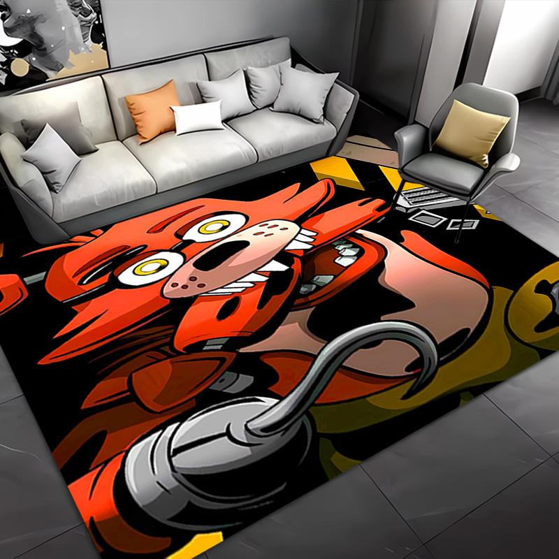 1pc Five Nights at Freddy's3 Entrance Mat, Non-Slip Mat Area Rug,Room Decor, Outdoor Decor, Kitchen Rug,Doormat - Machine Washable, Easy to Clean