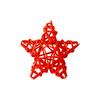 Natural Wicker Christmas Decor Star And Heart Ornaments For Festive Home Decor