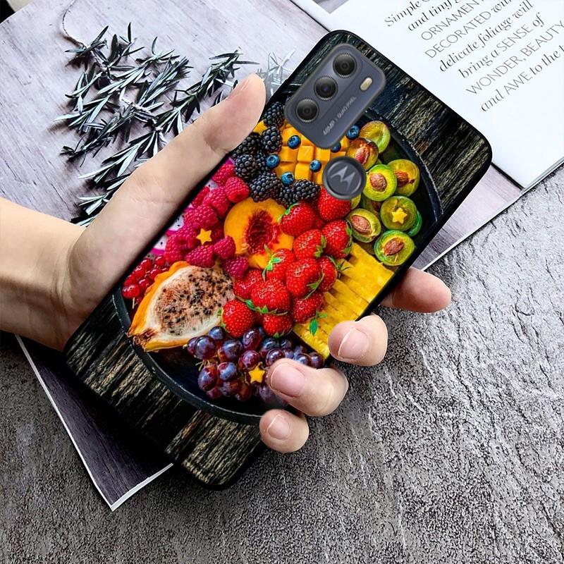 Чехол для телефона Fruits для Moto G84 G22 G32 G42 G52 G62 G53 G72 G60 G60S G24 G10 G20 G30 G13 G50 G 5G G Pure