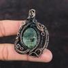 Ocean Jasper Pendant Copper Wire Wrapped Pendant Unique Pendant Genuine Gemstone Jewelry Handmade Ethnic Pendant Gift For Him Copper Jewelry
