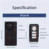 YNF 110dB Vibration Anti-Theft Alarm, 10 Sensitivity Levels, Wireless Remote Alarm for Motorcycle Car E-Bike