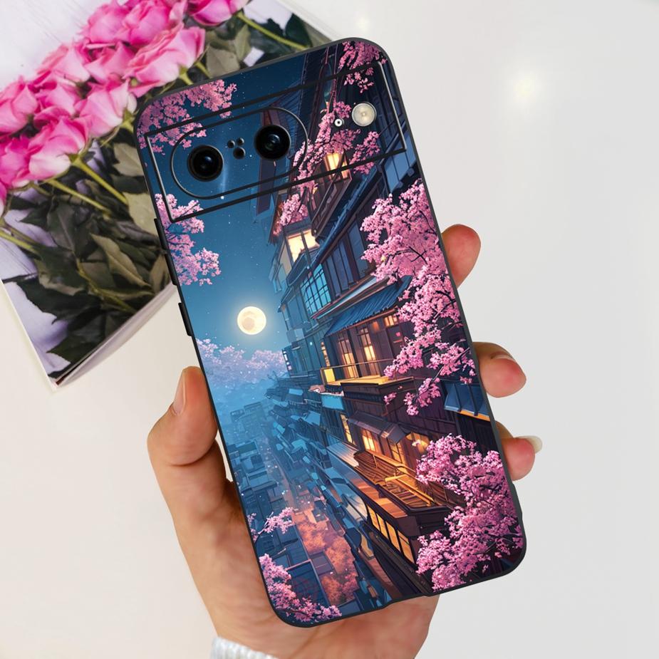 Чехол для Google Pixel 8A Чехол для Pixel8 Pro Новый Модный Расписной Чехол Мягкий Силиконовый Чехол для Телефона Для Google Pixel 8 Pro Pixel8A Funda Capa