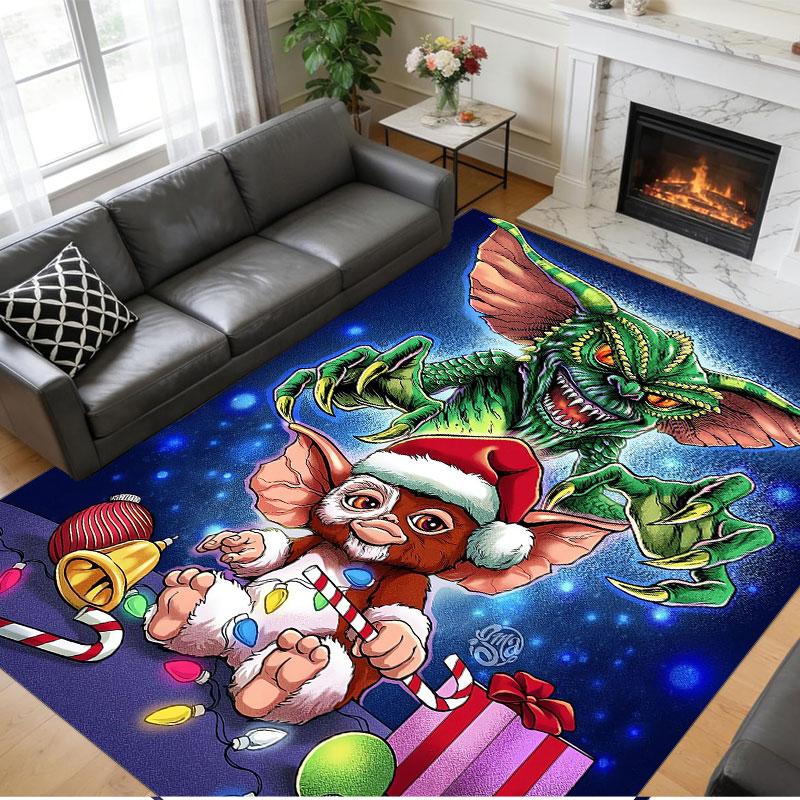Crystal Velvet Rug Soft Non Slip Indoor Floor Mat Home DecorGremlins Gizmo