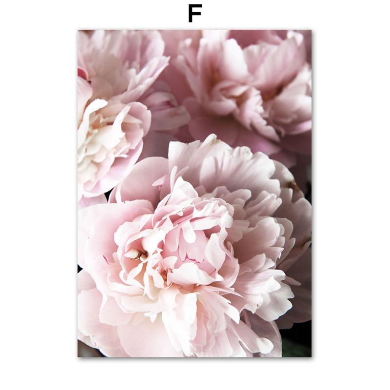 Розовое кафе «Парижская башня» Сакура Роза Настенное искусство Холст Живопись Скандинавские Пейзажные Постеры Принты Картина Для Декора Гостиной