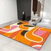 Скандинавский Оранжевый Ковры Большой Площади Гостиная Креативный Геометрический Декор Нескользящий Коврик для Пола Спальня Холл Зона Дивана Ковер Моющийся