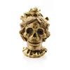 Gold Skull Resin Figurine