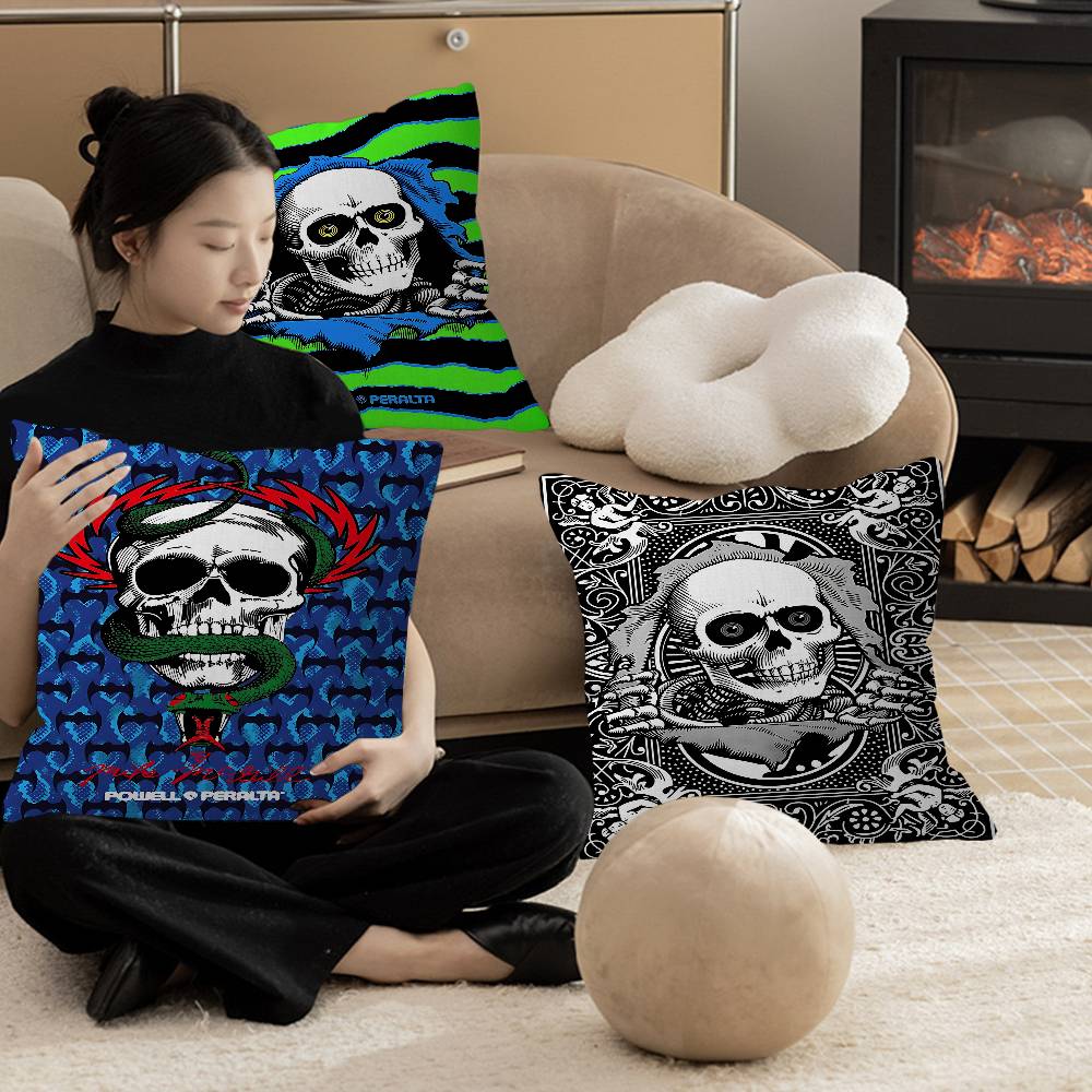 PPowells PPeraltas Skateboard Classic Cushion Cover Pillow Cover Decor Pillowcase Printed Cushion Case For Couch