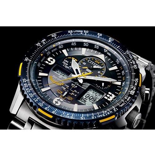 Citizen Унисекс JY8078-52L ( Смотреть PROMASTER PROMASTER SKY Серия Blue Angels) Круглые часы, серебро