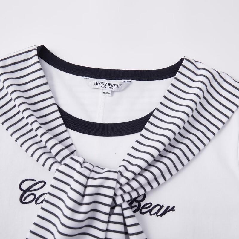 Teenie Weenie Little Bear Letter Women's T-shirt