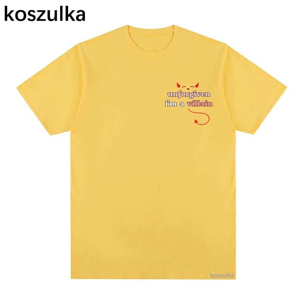 Kpop Unforgiven Le Sserafim футболка 2023 унисекс Harajuku эстетическая забавная футболка с рисунком унисекс Повседневная хлопковая футболка большого размера