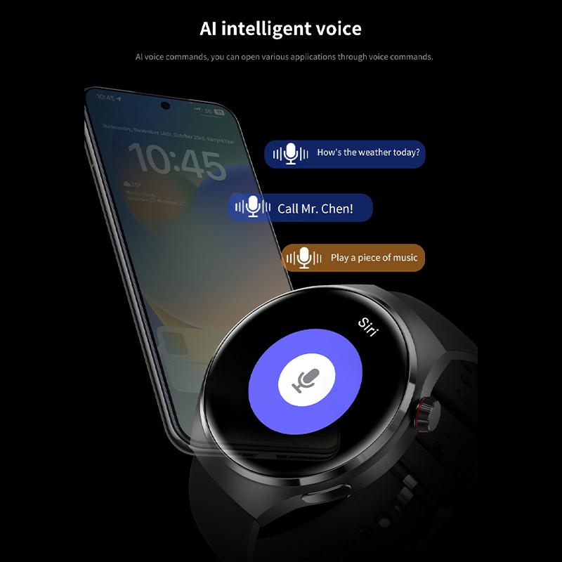 2023 NFC Смарт-часы для мужчин GT4 Pro 390*390 HD экран сердечного ритма Bluetooth вызов IP68 водонепроницаемые умные часы для Huawei Xiaomi + коробка