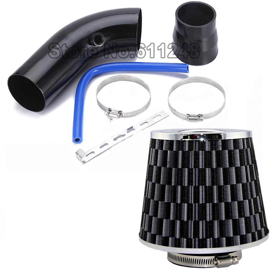 Universal Car Cold Air Intake Filter Alumimum Induction Kit Pipe Hose System Red Blue Air Filter 76mm/3inch Mushroom Head