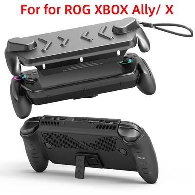 Защитная накладка-кейс с защитой от царапин для ROG XBOX Ally/XBOX Ally X с верхней крышкой и регулируемой подставкой, влагостойкие игровые аксессуары