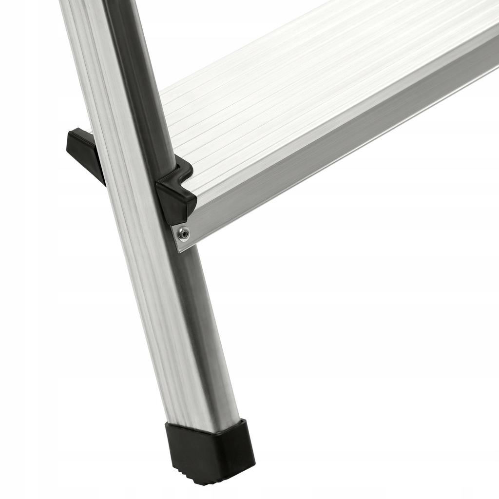 KADAX Алюминиевая складная лестница для дома с 2-3 ступеньками и платформой 125 кг. Польский продукт