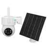 2K Solar Security Cameras AI Motion Detection Color Night Vision 360 Deg View 2 Way Talk IP66 Water