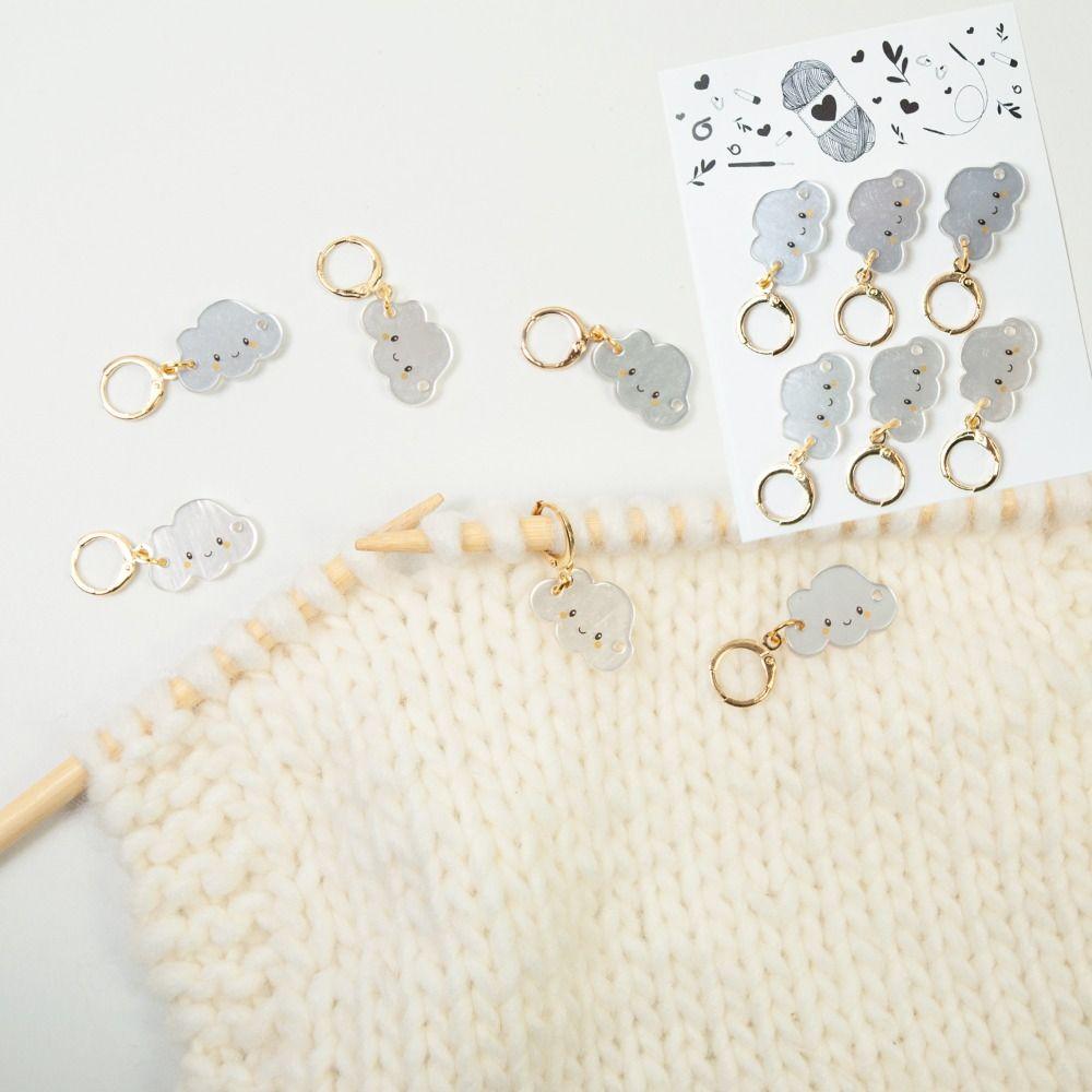 DIY ремесленные маркеры, металлические маркеры для вязания, подвески, металлическая защелка для вязания крючком, инструменты для вязания