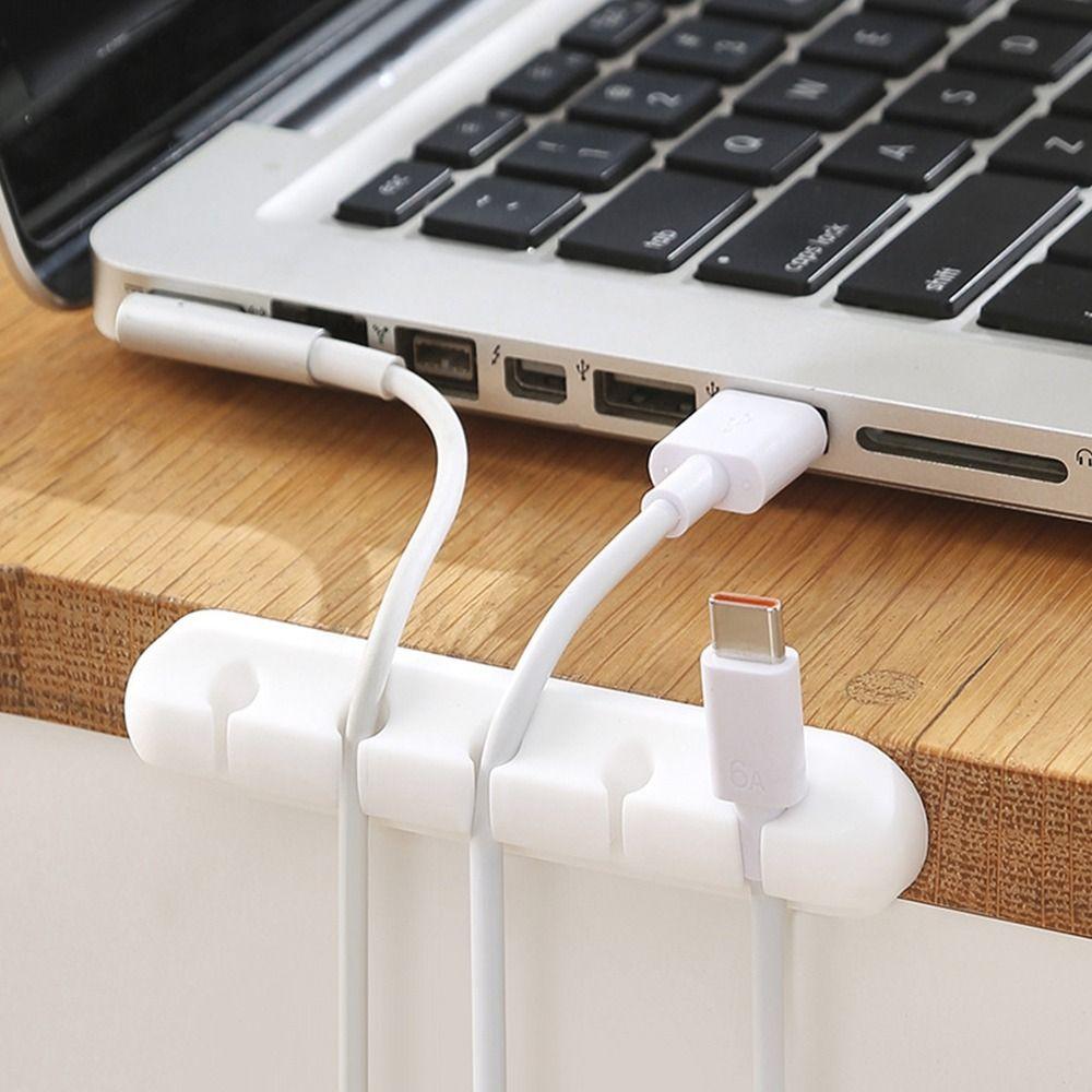 Silicone Cable Organizer Flexible Cable Management Wire Organizer Cable Winder Earphone Cord
