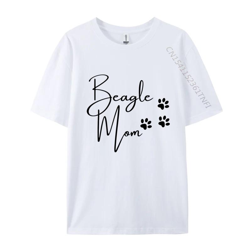 Beagle Mom Tshirt 100 Cotton Clothing Awesome Short Sleeve Tees Best Gift TShirt Luxury Clothing Casual